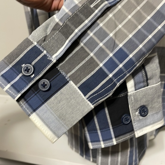 NWOT Plaid Columbia Men's Boulder Ridge Long Sleeve Shirt Button Down Medium M - Picture 5 of 10